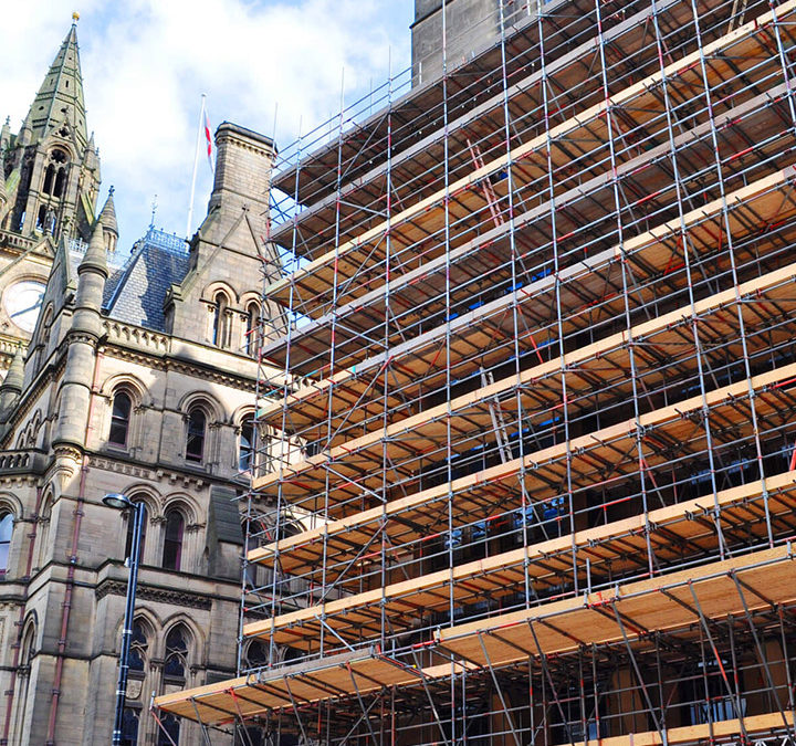 Cartwright Hall, Bradford, West Yorkshire (Interior Scaffolding)